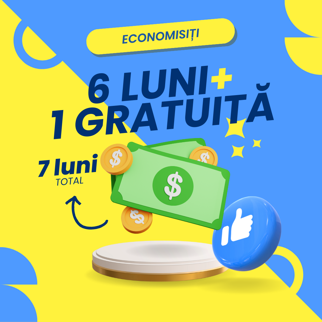 Promoție MegaNet - Plătește 6 luni și primești 1 lună gratuit