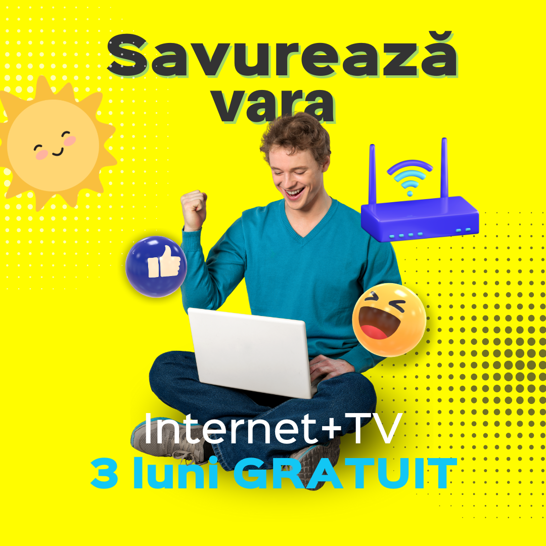 Promoțiile de Vară 2024 - Internet și TV Gratuit la MegaNet
